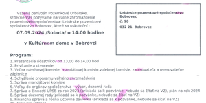 Pozvánka na VZ UPS za rok 2023